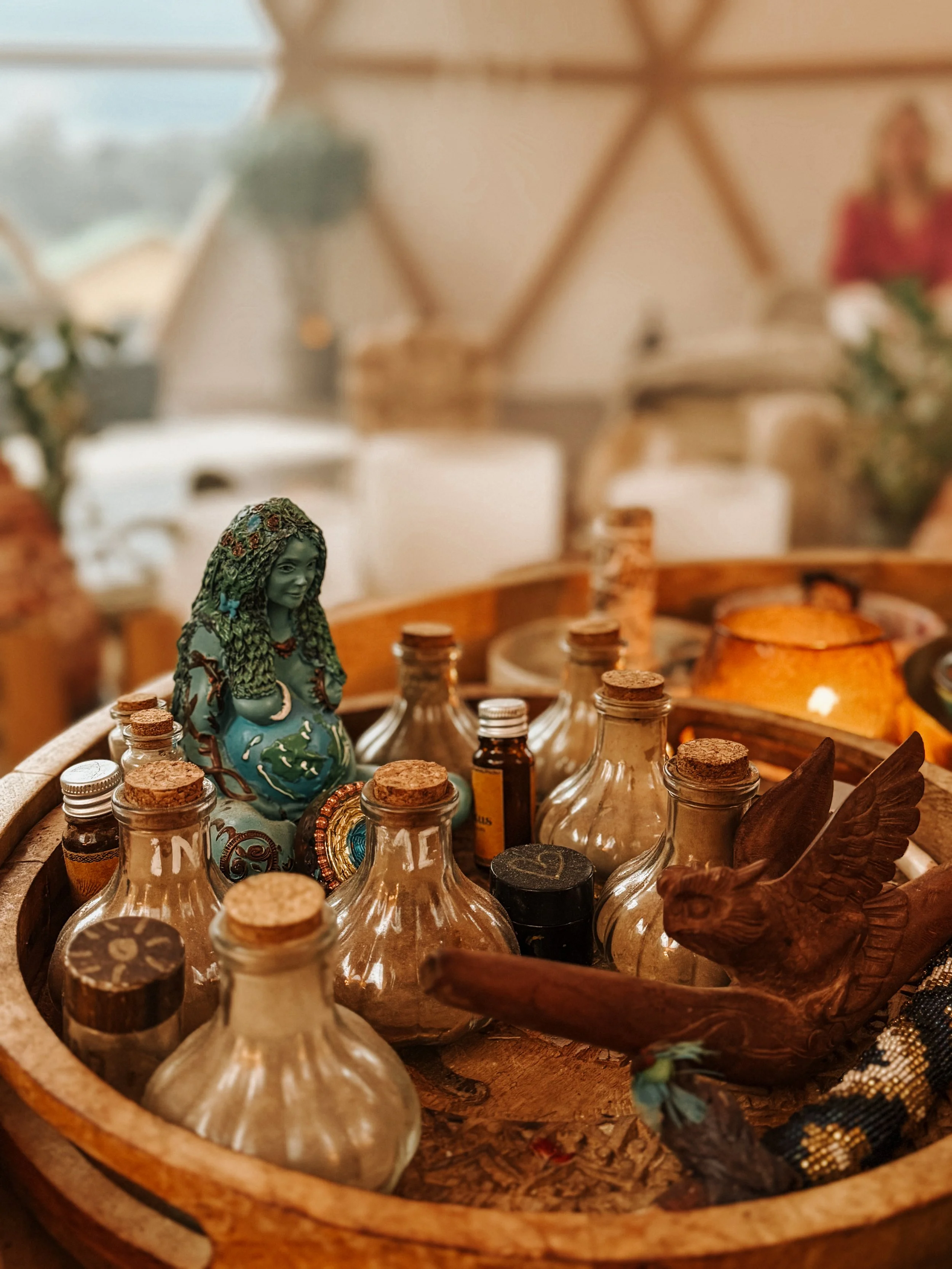 Ceremonial space at From Gaia For You