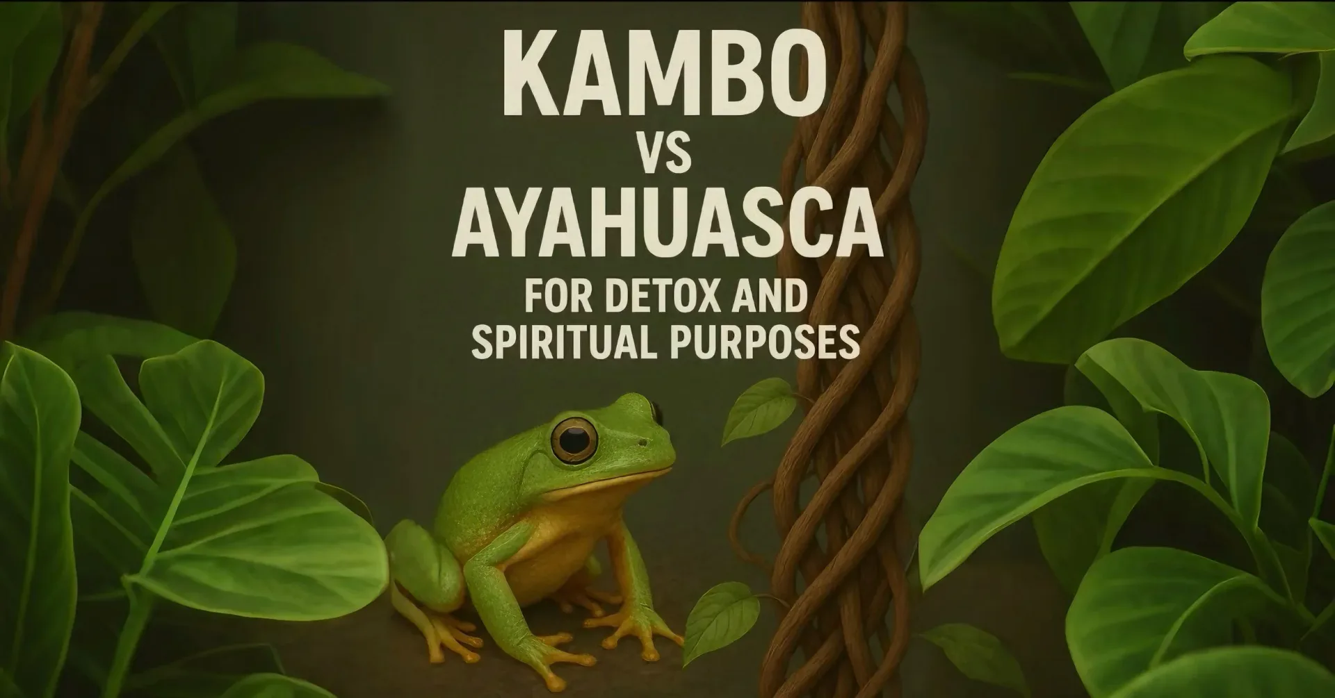 Kambo vs Ayahuasca: Two sacred paths for detoxification and spiritual cleansing