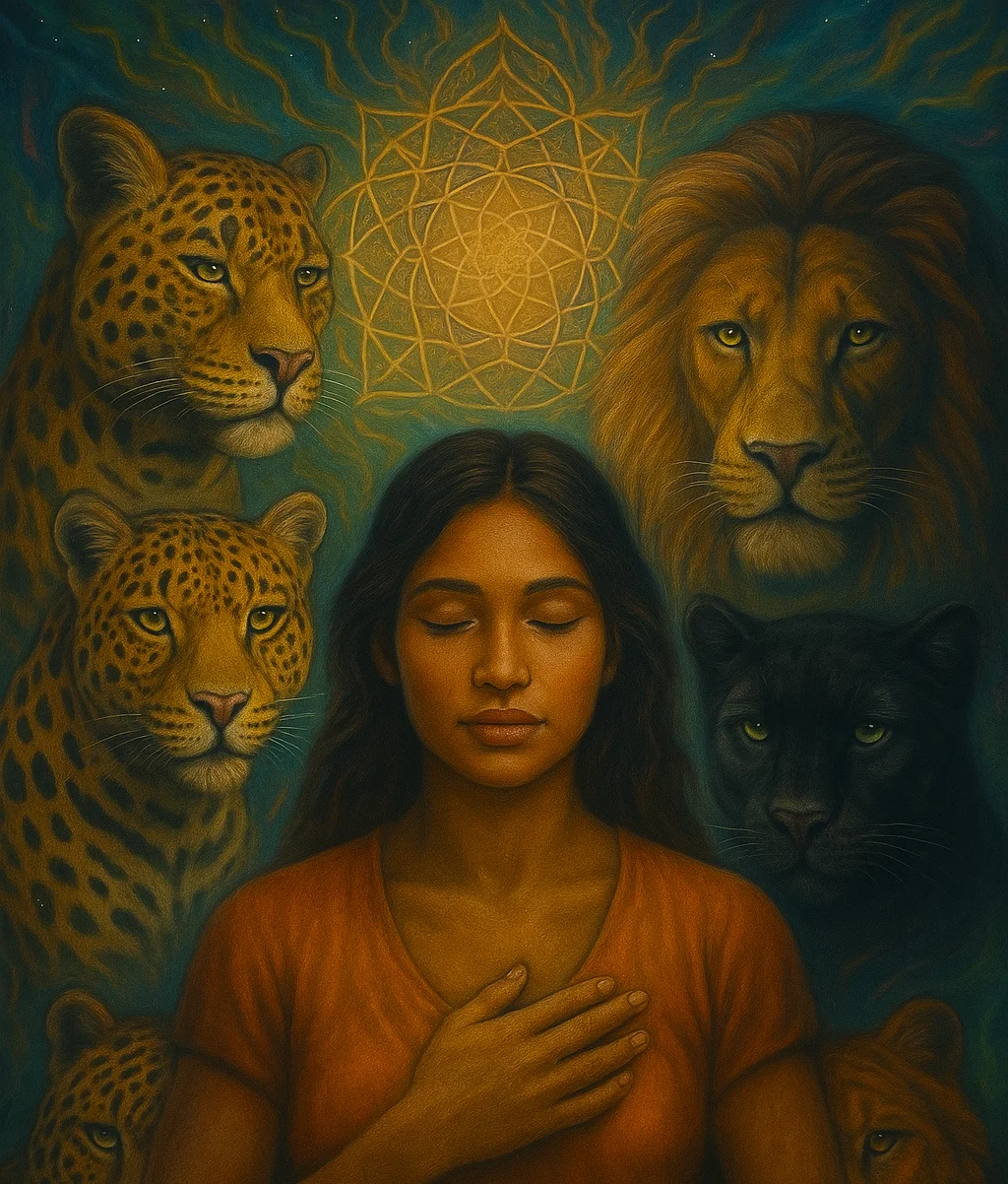 Spirit animals in Ayahuasca visions