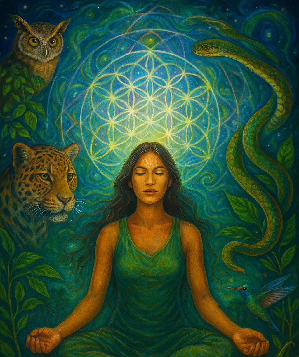 The language of energy and symbols in Ayahuasca